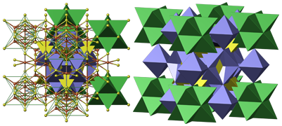 chemistry, crystal, crystal structure, crystallography, fe4ni4s8, hexagonal, pentlandite, polyhedron, visualization, бетехтин, кристалл, кристаллическая решетка, кристаллография, кубическая сингония, минерал, пентландит, сульфиды