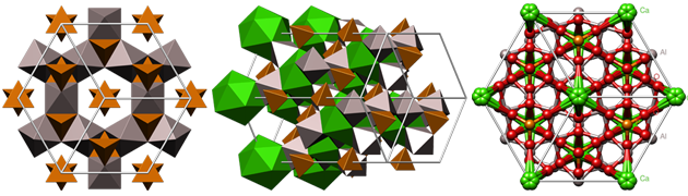Crandallite, chemistry, crystal, crystal structure, crystallography, hexagonal, polyhedron, visualization, бетехтин, кристалл, кристаллическая решетка, кристаллография, минерал, Тригональная сингония, фосфаты, phosphates, Крандаллит, caal3(po4)2(oh)5