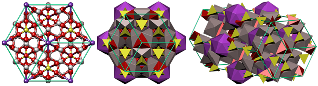  crystal structure, crystallography, mineral, naal3(so4)2(oh)6, natroalunite, sulfates, кристаллическая решетка, кристаллография, минерал, натроалунит, сульфаты, тригональная сингония