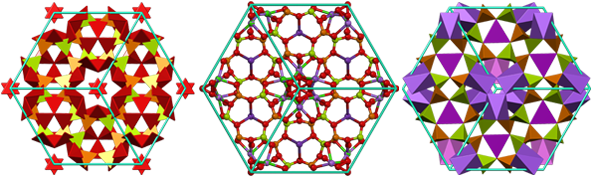 crystal structure, crystallography, mineral, tiptopite, гексагональная сингония, кристаллическая решетка, кристаллография, минерал, типтопит