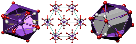 alunite, alunite parameters, chemistry, crystal, crystal structure, crystallography, hexagonal, kal3(so4)2(oh)6, polyhedron, sulfate minerals, sulfosalts, visualization, алунит, бетехтин, кристалл, кристаллическая решетка, кристаллография, минерал, сульфаты, сульфосоли, тригональная сингония