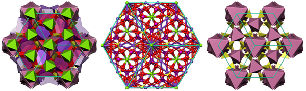crystal structure, crystallography, fuenzalidaite, mineral, кристаллическая решетка, кристаллография, минерал, тригональная сингония, фуэнцалидаит