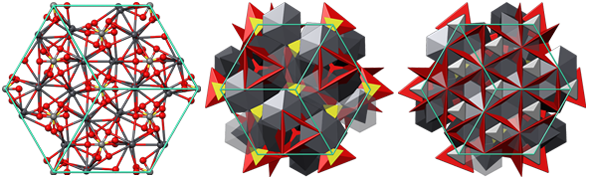 crystal structure, crystallography, mineral, pb4(so4)(co3)2(oh)2, susannite, кристаллическая решетка, кристаллография, сузаннит, тригональная сингония