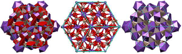 crystal structure, crystallography, mineral, trinepheline, гексагональная сингония, кристаллическая решетка, кристаллография, минерал, тринефелин